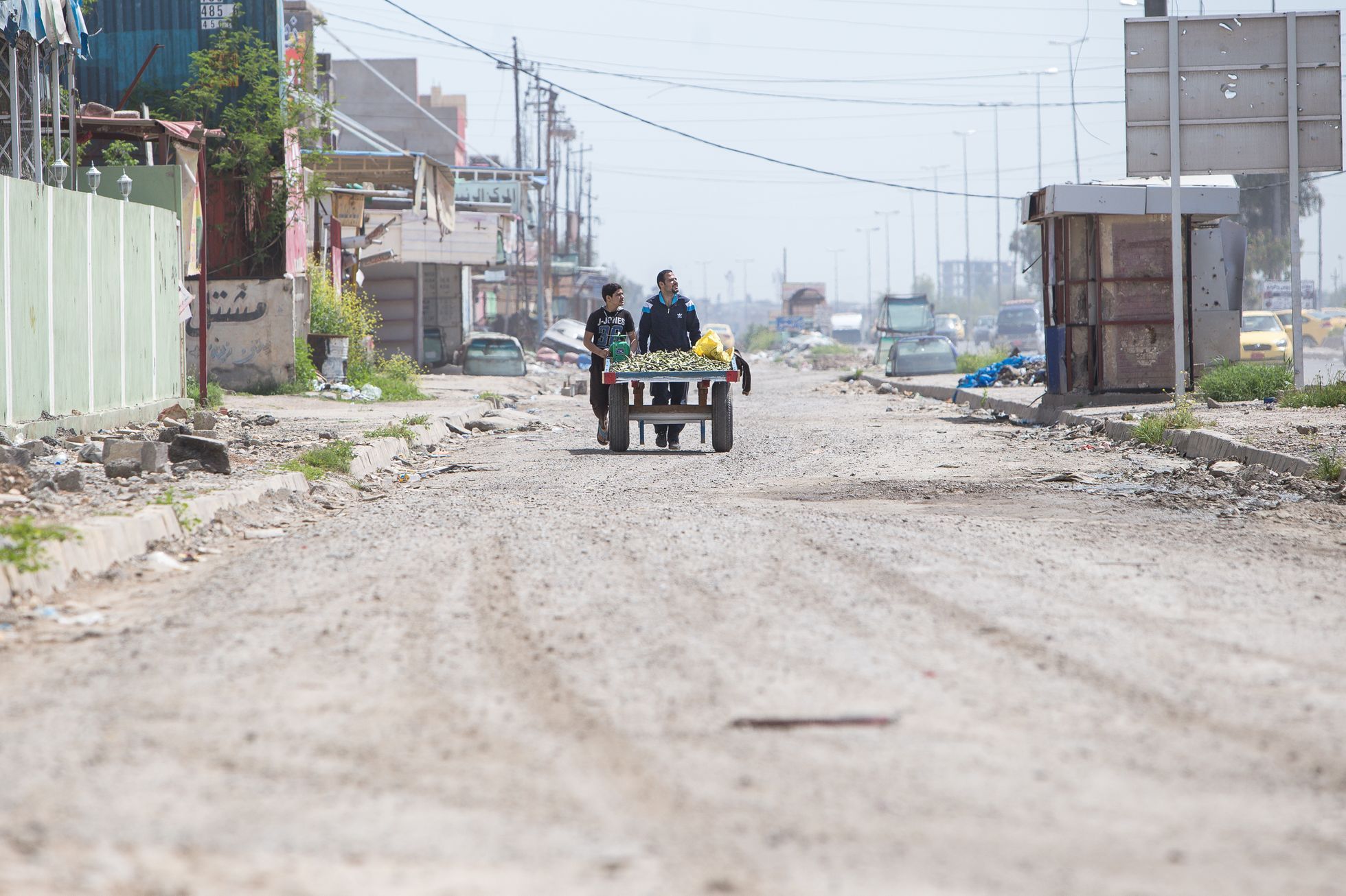 Východní Mosul po osvobození iráckou amrádou od Islámského státu, Irák