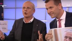 Prezidentský kandidát Michal Horáček v pořadu TV Barrandov Aréna Jaromíra Soukupa