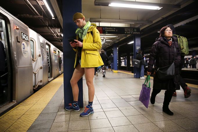 No Pants Subway Ride