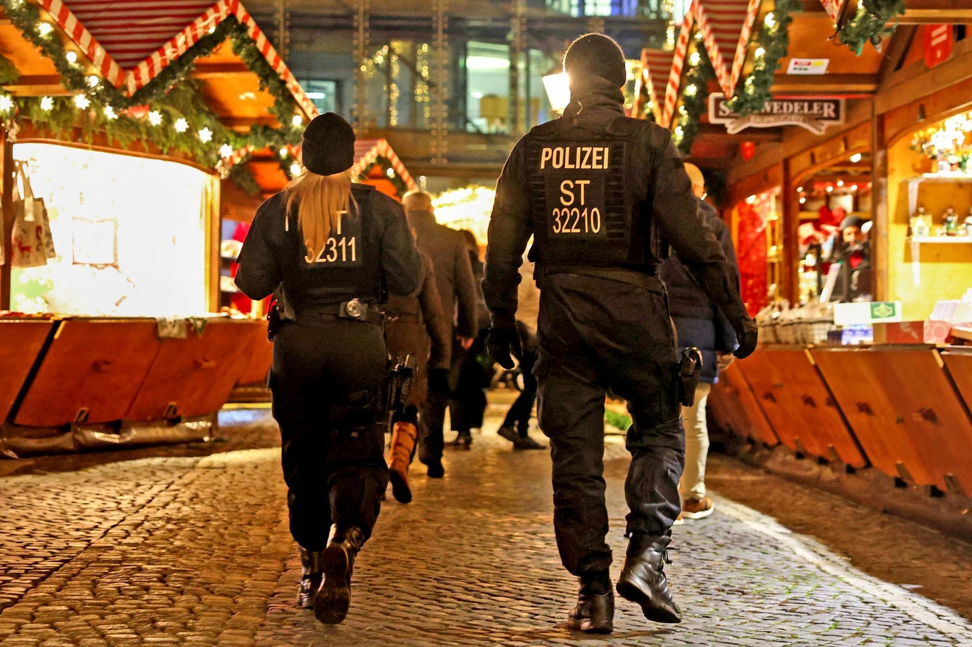 Německo, Magdeburg, vánoční trh, vánoce, policie,  atentát, výročí, bezpečnost