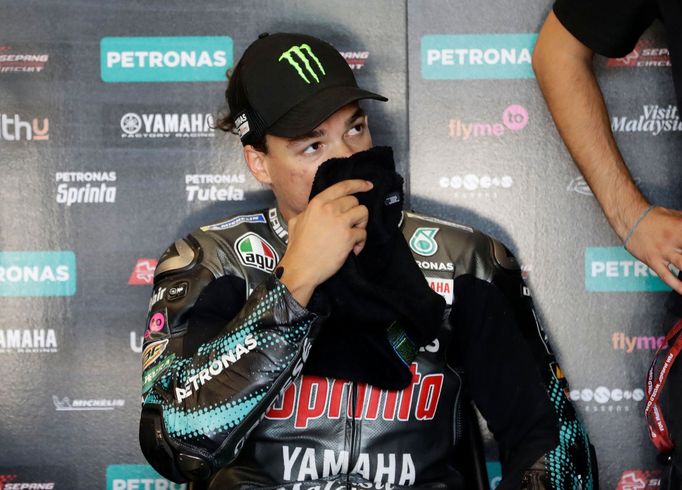 Franco Morbidelli  při Grand Prix České republiky třídy MotoGP v Brně 2020