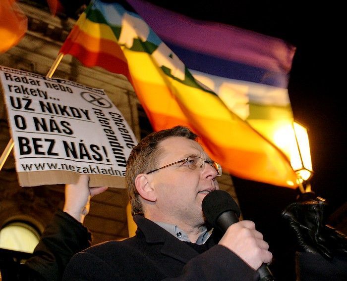 Protestní akce proti americké radarové základně