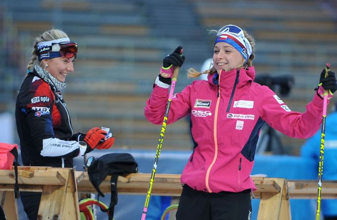 Biatlon, trénink Nové Město na Moravě, Světový pohár, Markéta Davidová