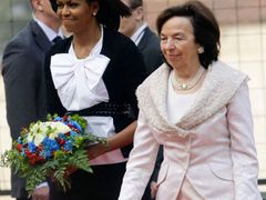 First ladies - Michelle and Livia