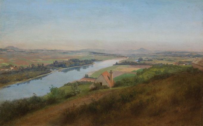 Josef Mánes: Řipský kraj, 1863.