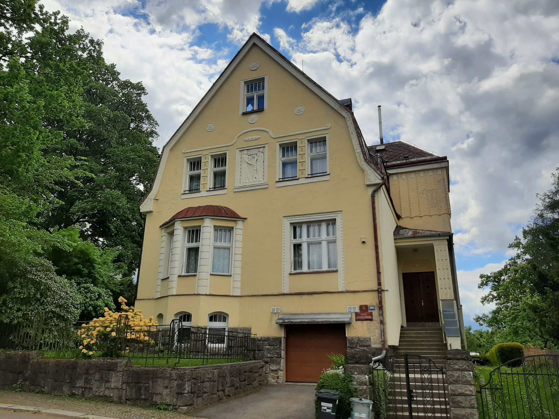 Jablonec, vily, architektonické vycházky