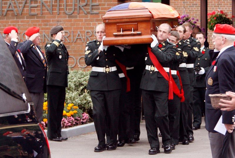 Pohřeb Tomáše Bati v Torontu