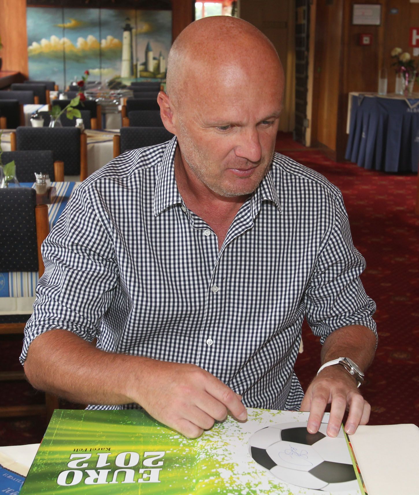 Křest knihy fotbalového Eura