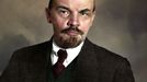 Vladimir Iljič Lenin na nedatovaném snímku. Kolorovaná fotografie