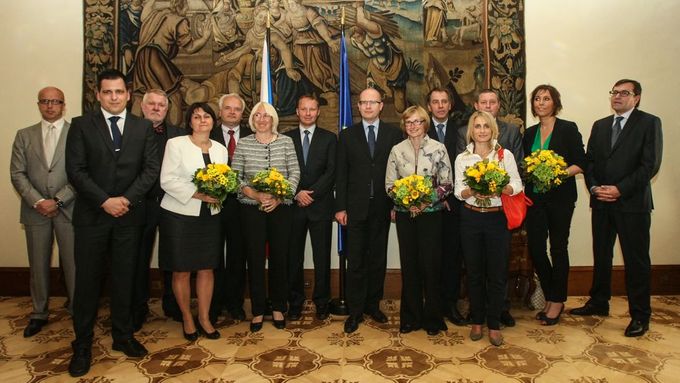 Premiér se setkal s novými europoslanci.