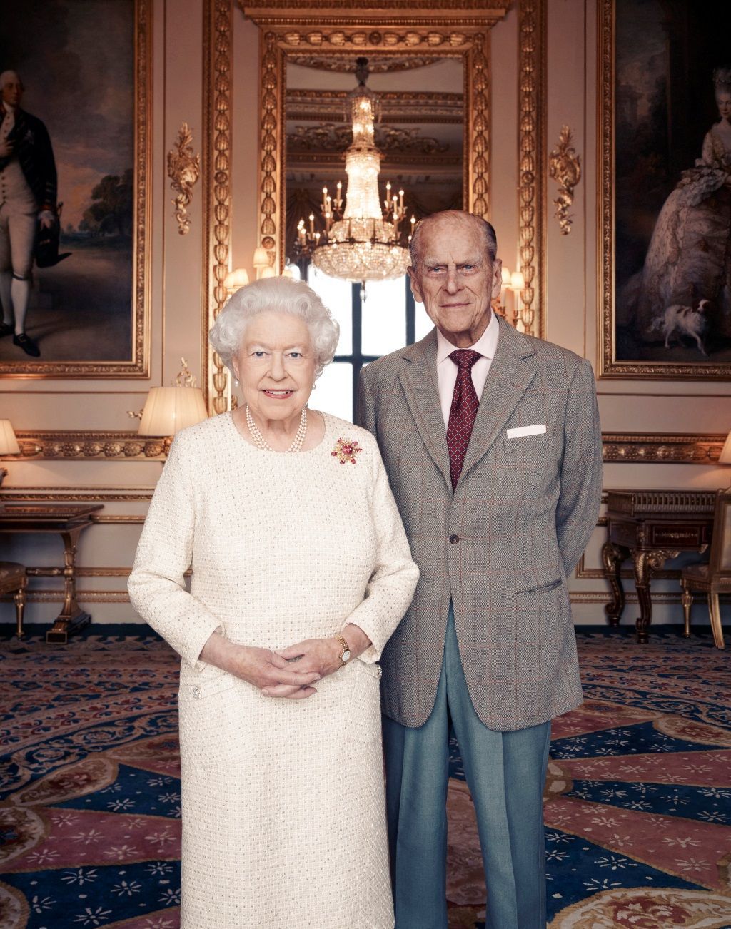 Královna Alžběta, princ Philip