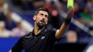 Novak Djokovič v utkání 3. kola US Open 2025