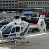 Nemonice v Grenoblu, kde je hospitalizován Schumacher (vrtulník, který dopravil Schumiho do nemocnice)