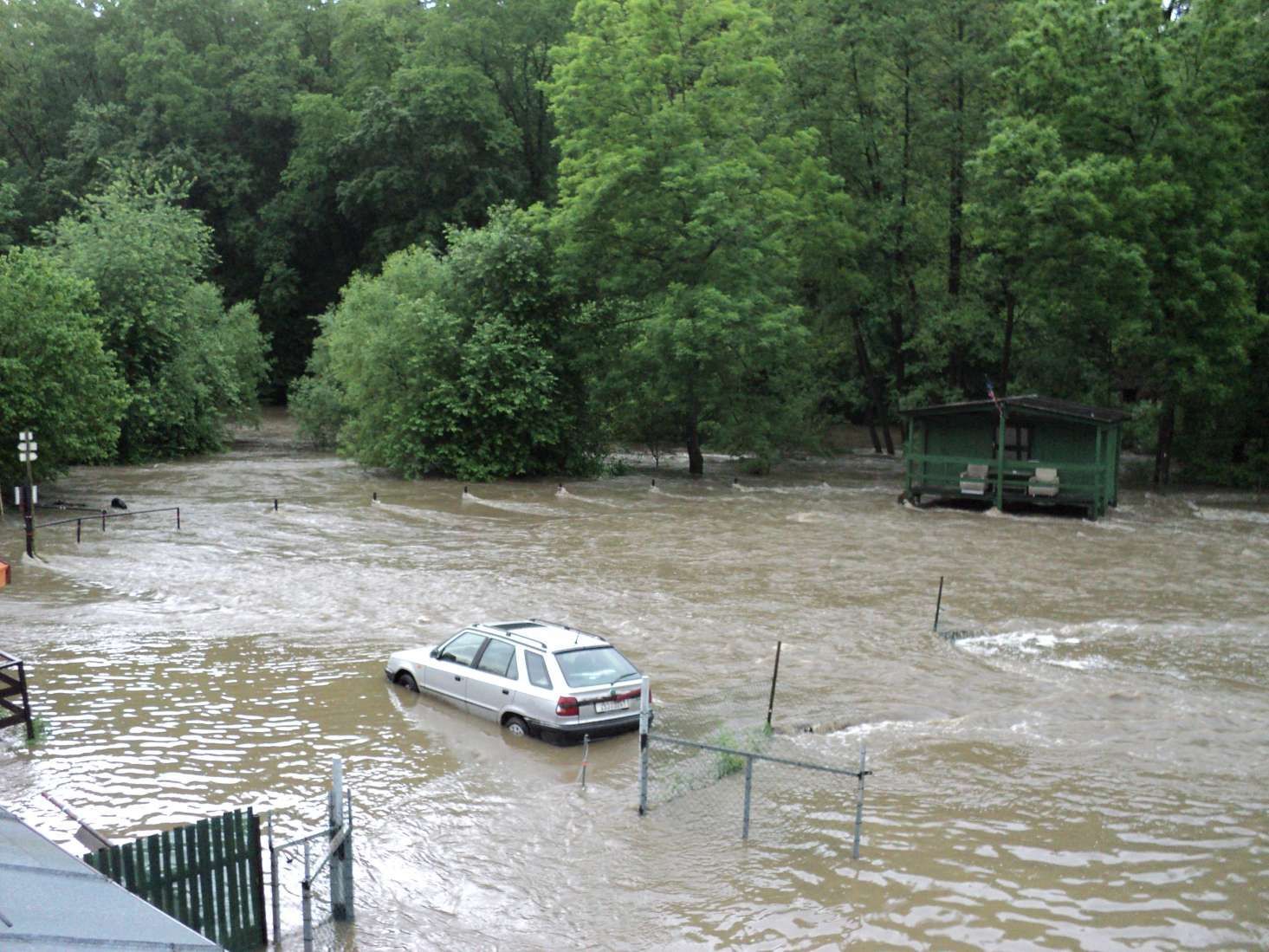 Povodeň červen 2013 - Údolí Kocáby, Velká Lečice