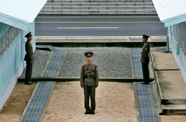 Korea demilitarizovaná zóna vojáci