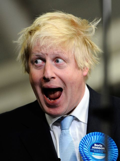 Britský politik Boris Johnson