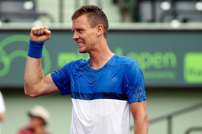 Tomáš Berdych na turnaji v Miami 2016