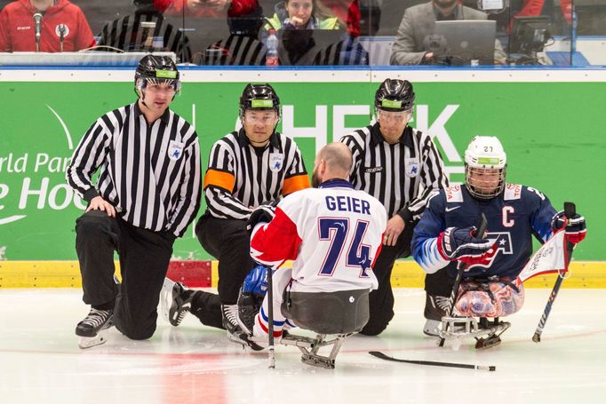 MS v parahokeji v Ostravě 2019, semifinále Česko - USA