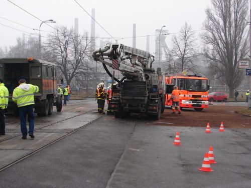 V Ostravě narazila Tatra do tramvaje