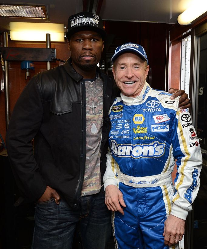 NASCAR, Daytona 500 2013: 50 Cent a Mark Martin