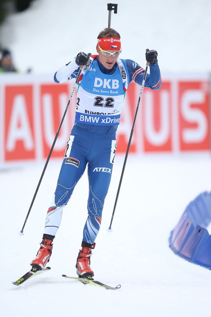 SP Ruhpolding 2018, hromadný závod: Ondřej Moravec