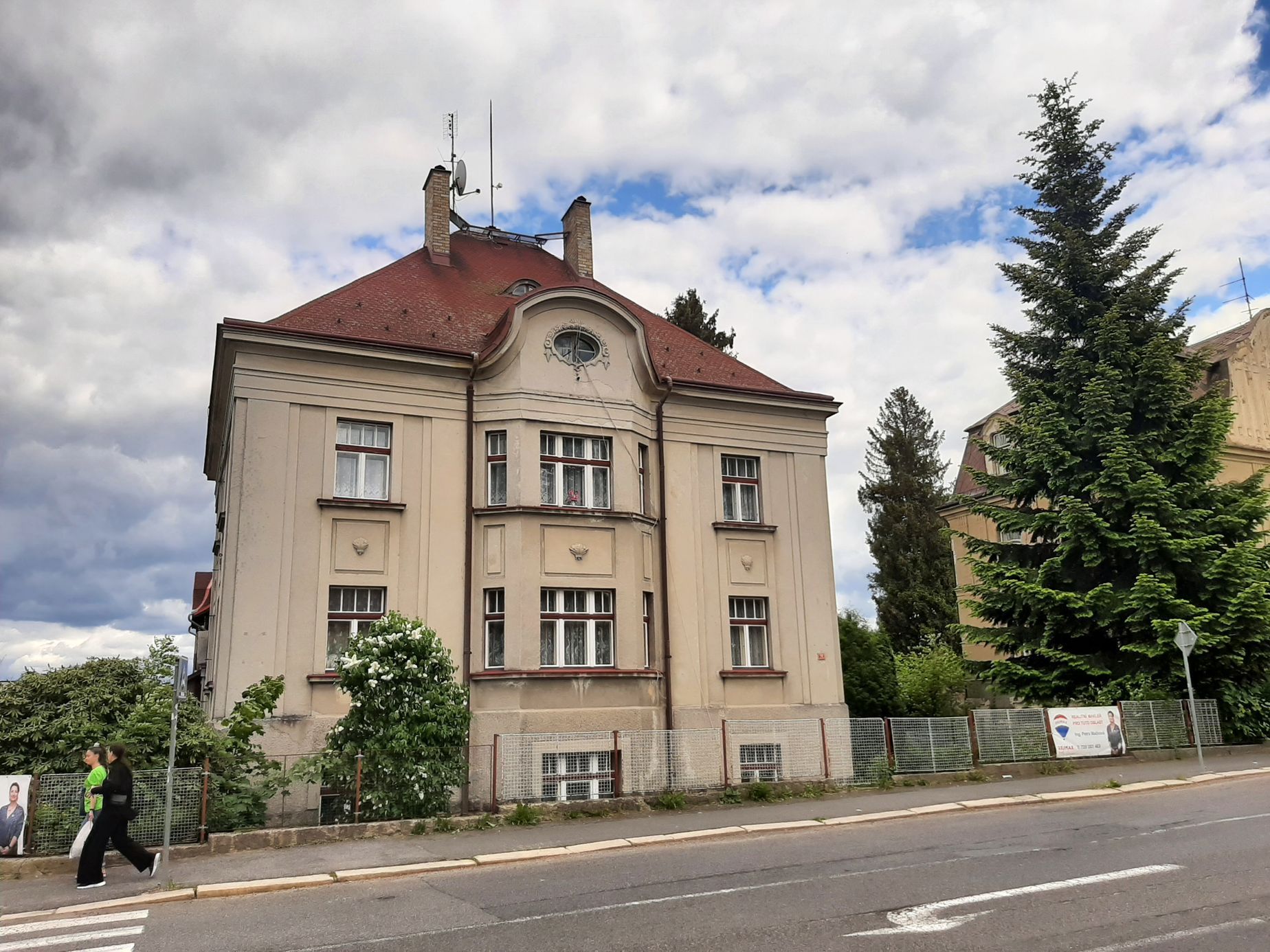 Jablonec, vily, architektonické vycházky