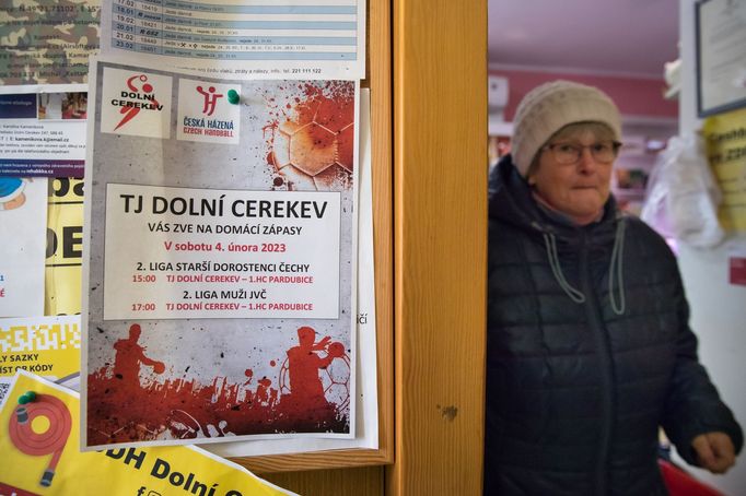 Dolní Cerekev na Vysočině u lokality Hrádek, zvažované pro výstavbu hlubinného jaderného úložiště.