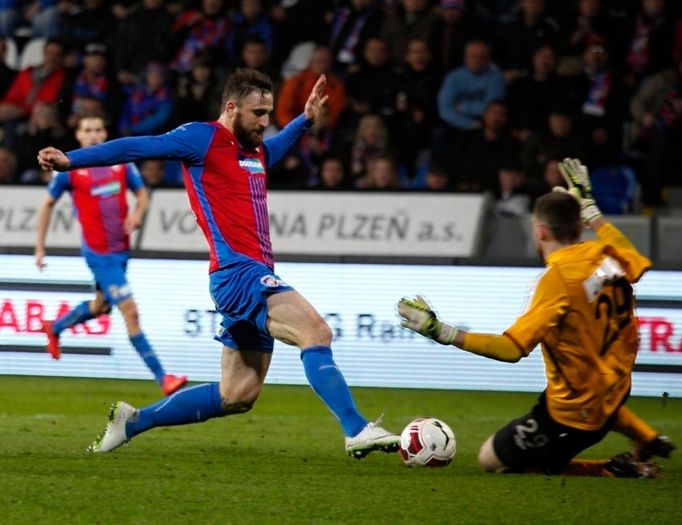 SL, Plzeň-Slavia: Jan Holenda - Martin Berkovec