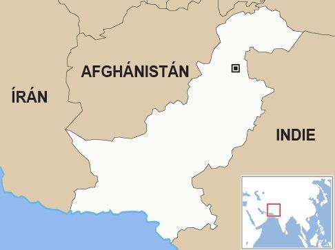 Pákistán - slepá mapa