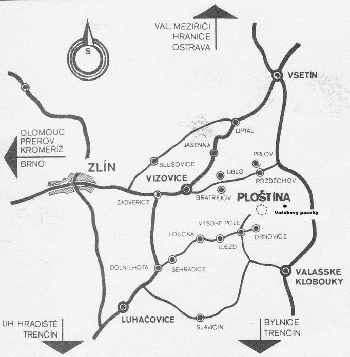 Masakry a vypálené osady od nacistů v dubnu 1945.