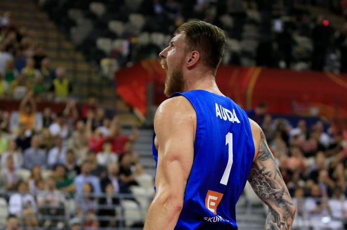 Patrik Auda ve čtvrtfinále MS Česko  - Austrálie na MS 2019