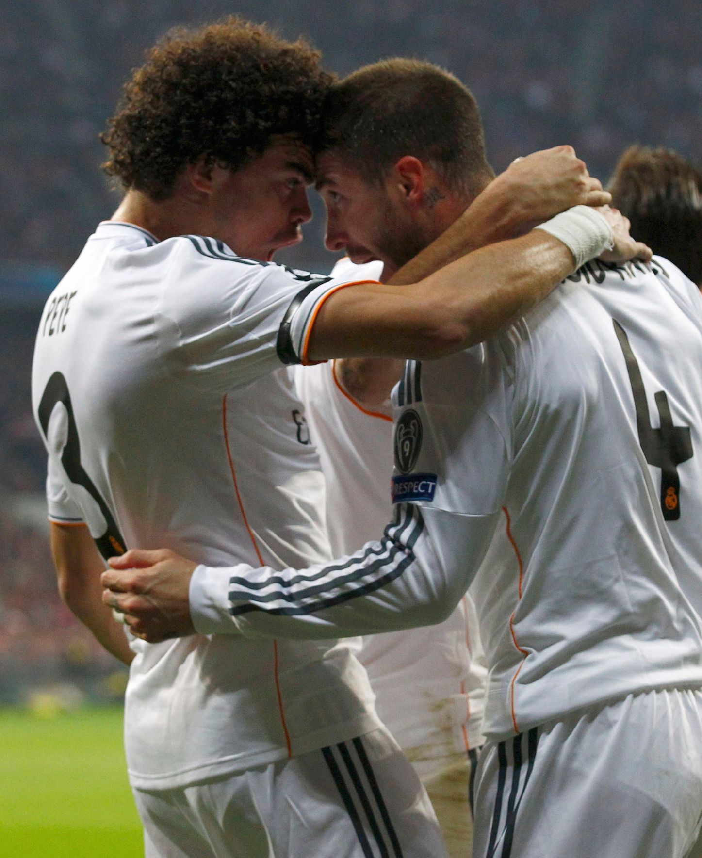 LM, Bayern-Real: Pepe a Sergio Ramos slaví gól