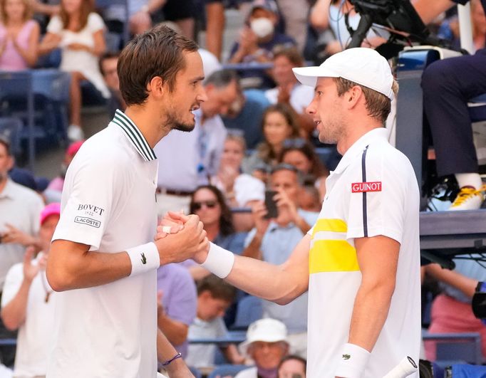 US Open 2021, čtvrtfinále, Daniil Medveděv