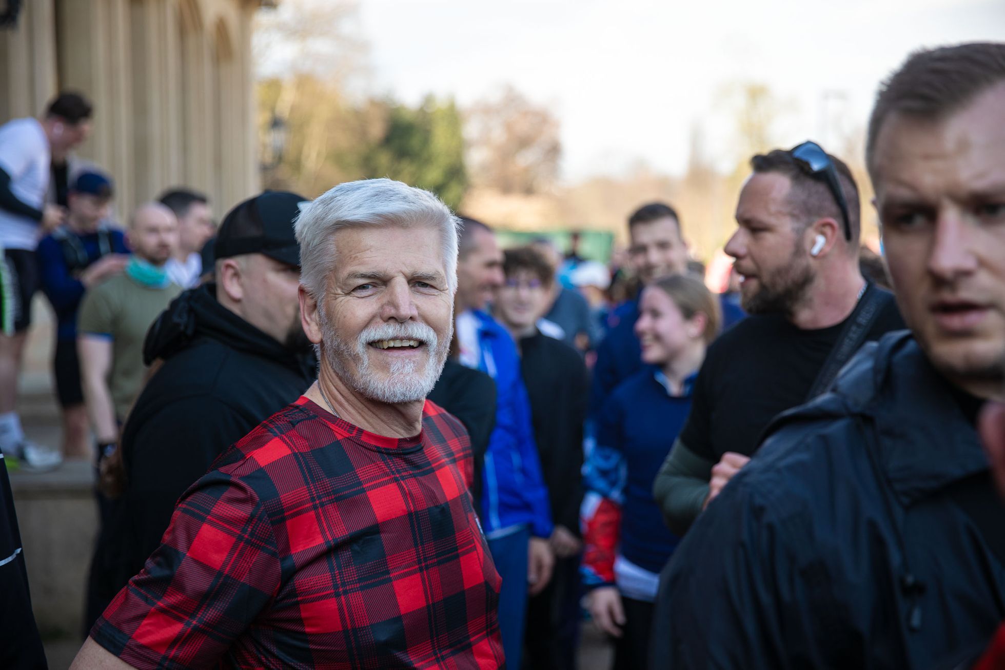 Prezident Petr Pavel a běh ve Stromovce s lidmi, platforma Impakt