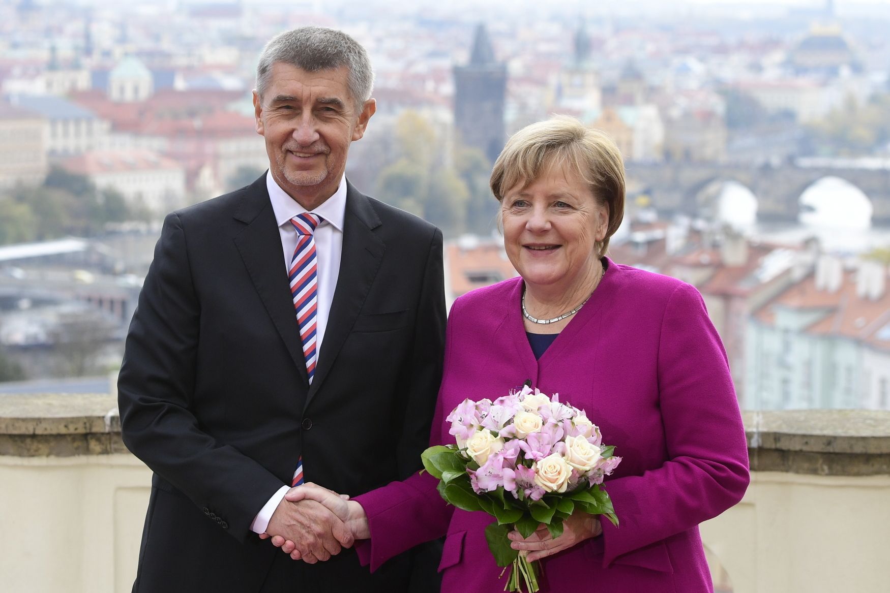 Angela Merkelová a Andrej Babiš
