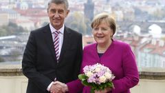 Angela Merkelová a Andrej Babiš
