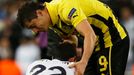 Fotbal, Liga mIstrů: Real Madrid - Dortmund:  Angel di Maria - Robert Lewandowski