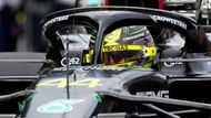 Lewis Hamilton, Mercedes v kvalifikaci na VC Rakouska F1 2023