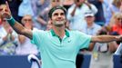 Roger Federer po vítězství na turnaji v Cincinnati