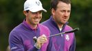 Rory McIlroy a Graeme McDowell na Ryder Cupu 2014