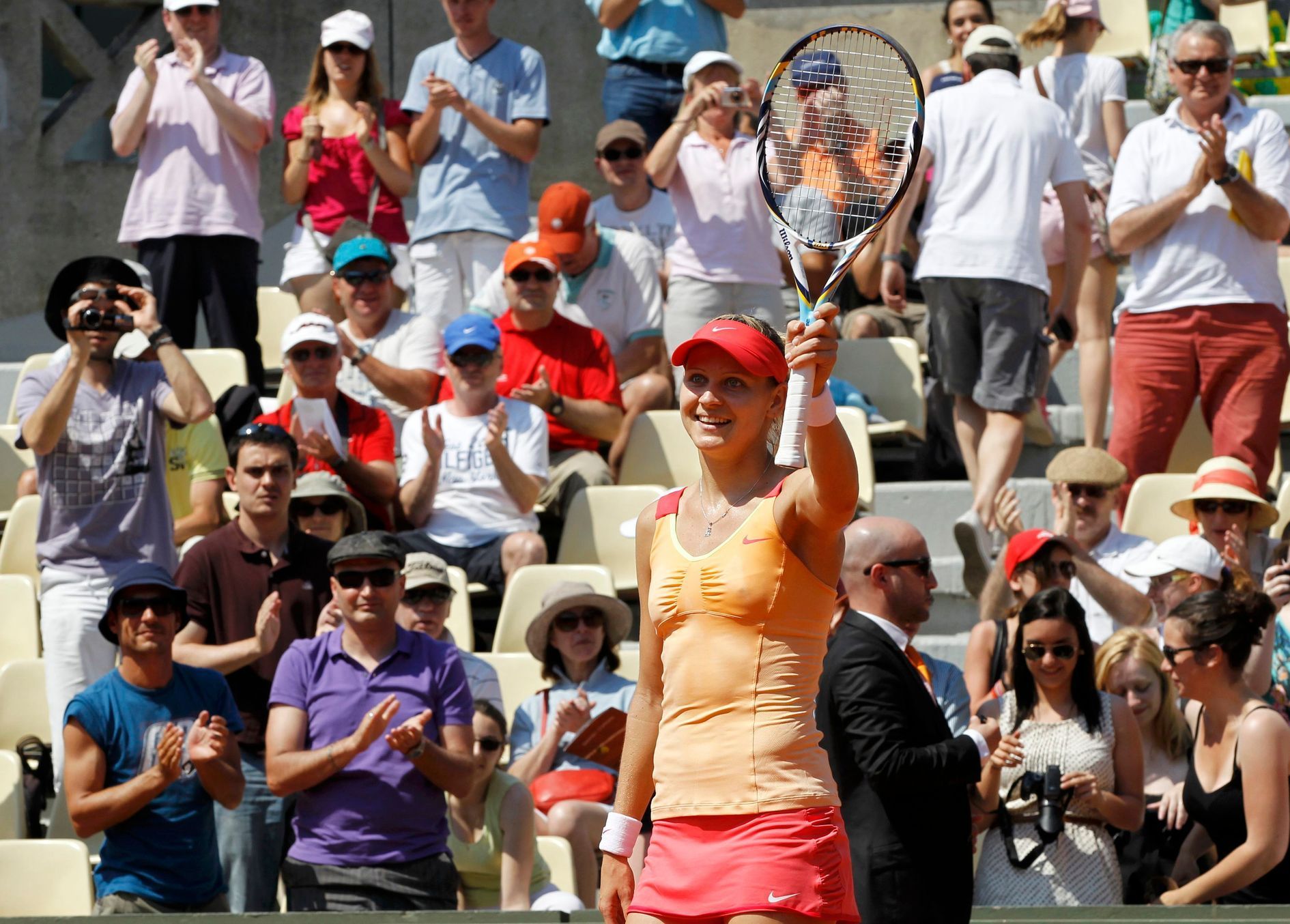 Lucie Šafářová na French Open 2012
