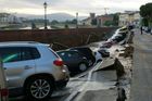 Propadlá silnice, Florencie, Itálie