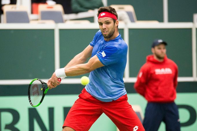 Davis Cup ČR vs. Nizozemsko (Veselý vs. Griekspoor)