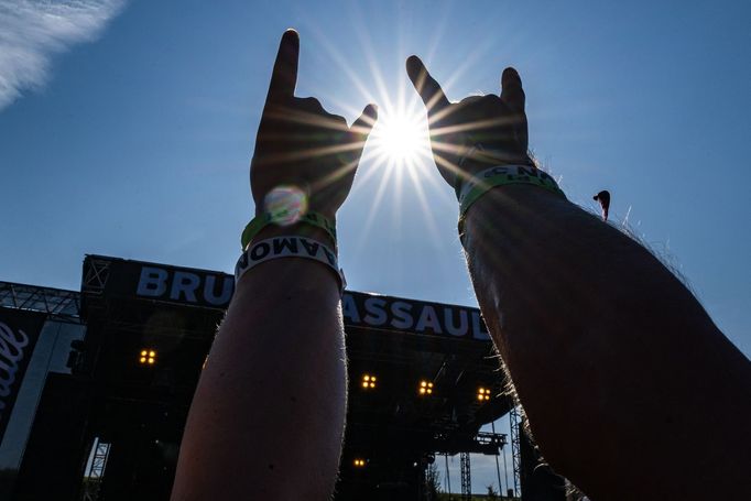 Snímek z festivalu Brutal Assault.