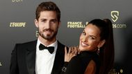 Zlatý míč 2022: Kevin Trapp (Eintracht Frankfurt) s partnerkou Izabel Goulartovou