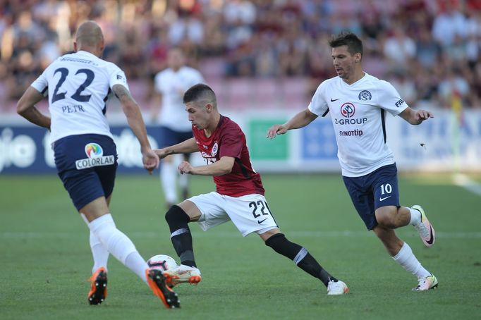 Sparta vs Slovácko (podzim 2018): Srdjan Plavšič a Jan Navrátil