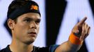 Milos Raonic ve čtvrtfinále Australian Open 2016