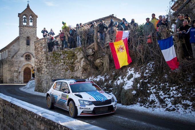 Rallye Monte Carlo 2017: Andreas Mikkelsen, Škoda Fabia R5