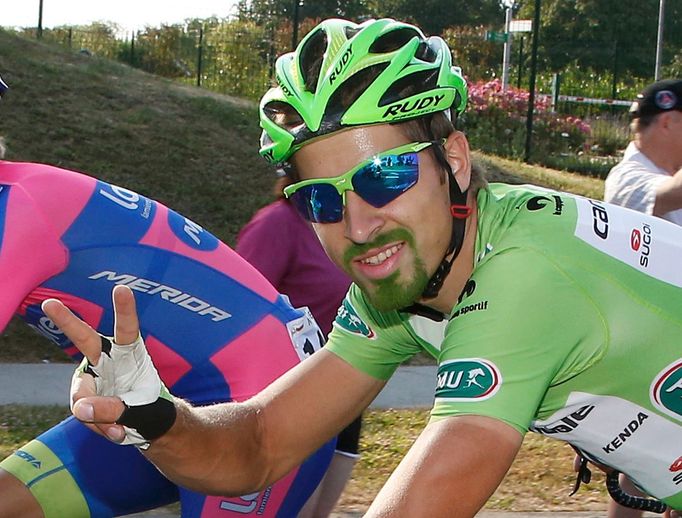 Peter Sagan v závěru Tour 2013.