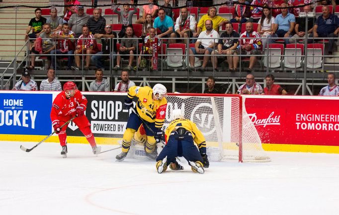 Hokejová CHL 2017/18: Třinec - Esbjerg 9:1